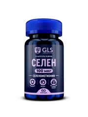 БАД к пище GLS Pharmaceuticals "Селен 100 мкг", 60 капсул