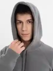 Серый мужской спортивный костюм, флис
