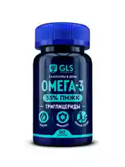 БАД к пище GLS "Омега-3" 35% ПНЖК, капсулы массой 610 мг