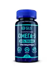 БАД к пище GLS "Омега-3" 35% ПНЖК, капсулы массой 610 мг