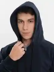 Темно-синий костюм спортивный