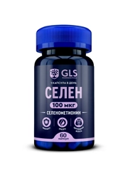 БАД к пище GLS Pharmaceuticals "Селен 100 мкг", 60 капсул