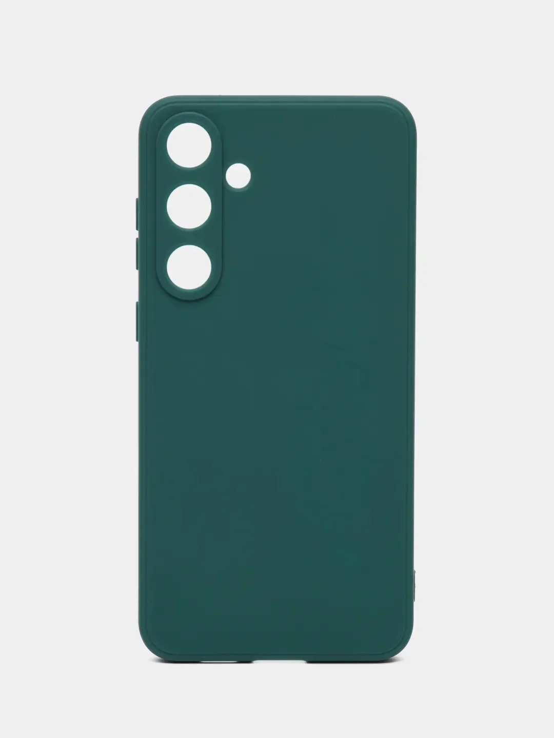 Тёмно-зелёный чехол для Samsung Galaxy S24 FE (Самсунг Галакси С24 ФЕ)