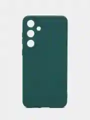 Тёмно-зелёный чехол для Samsung Galaxy S24 FE (Самсунг Галакси С24 ФЕ)