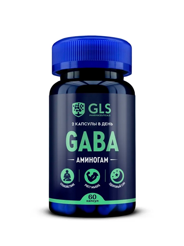 БАД к пище GLS Pharmaceuticals "Аминогам", 60 капсул