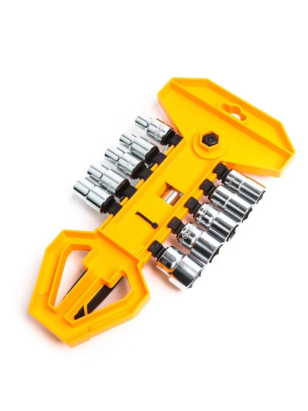 Набор торцевых головок с трещоткой INGCO Industrial HKTS12122, 1/2", 10-24 мм, 12 штук
