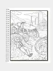 Раскраска для взрослых антистресс "Ферма" Country Farm