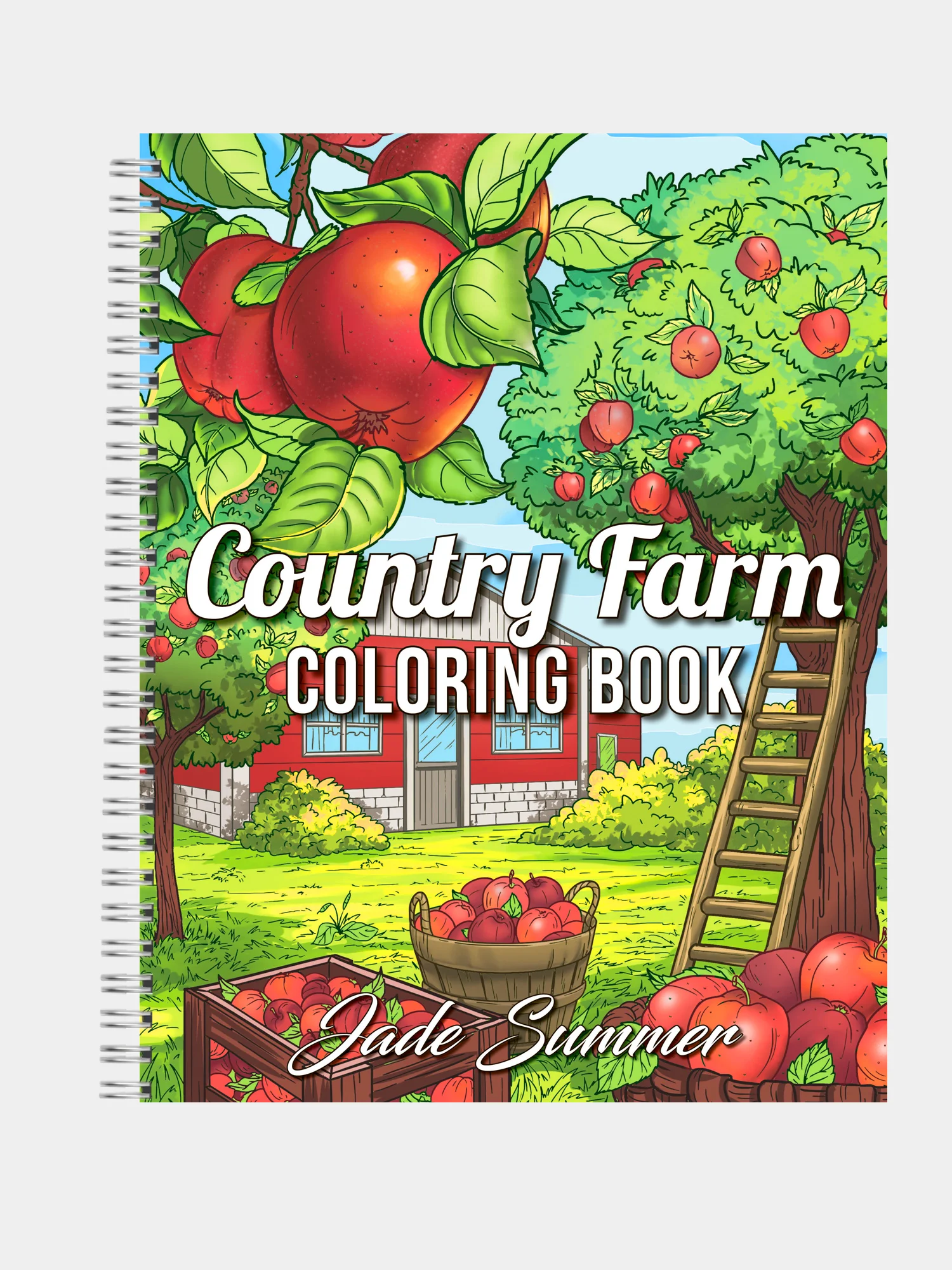 Раскраска для взрослых антистресс "Ферма" Country Farm