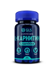БАД к пище GLS "L-карнитин 800", 400 мг, 60 капсул