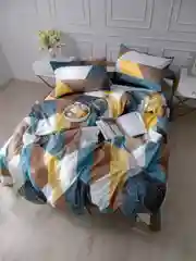 Комплект постельного белья Вселенная текстиля, 4102, 2-x спальный с Евро, нав. 50х70 см