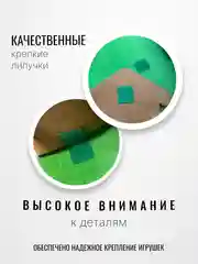Елка новогодняя из фетра с игрушками на липучках для детей, на подарок, адвент-календарь