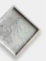Черный поднос-подставка для свечей и аксессуаров/гипсовые изделия для дома/подставка из гипса