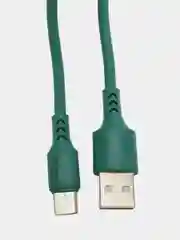 Зеленый кабель быстрой зарядки Type-C, дата-кабель