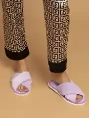 Тапочки домашние женские, С-6ЖВК/лиловый