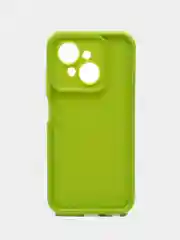 Зеленый чехол для Tecno Spark Go1/ Go 2025 (Tecno Го1 / Го 2025), противоударный, с бортиками