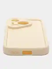 Молочный чехол для Huawei Pura 70 (Хуавей пура 70), противоударный, с бортиками