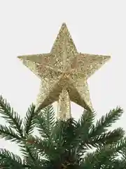 Звезда на елку, наконечник, 12 х 11 см, золото