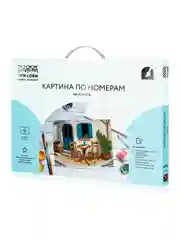 Картина по номерам на холсте ТРИ СОВЫ "На улочке", 40х50, с акриловыми красками и кистями