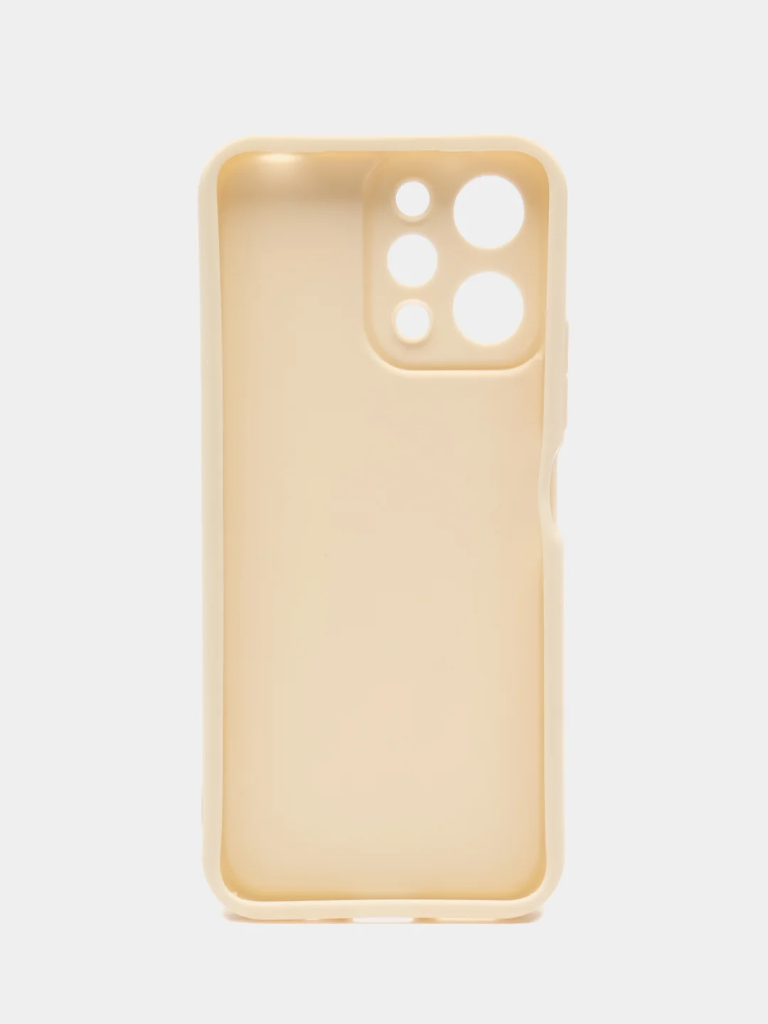 Молочный чехол для Xiaomi Redmi 12 (Сяоми Редми 12), противоударный, с бортиками
