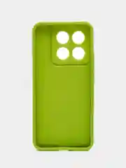 Зеленый чехол для Xiaomi 14T (Сяоми 14Т), противоударный, с бортиками