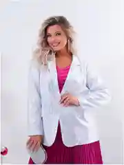 Белый пиджак женский