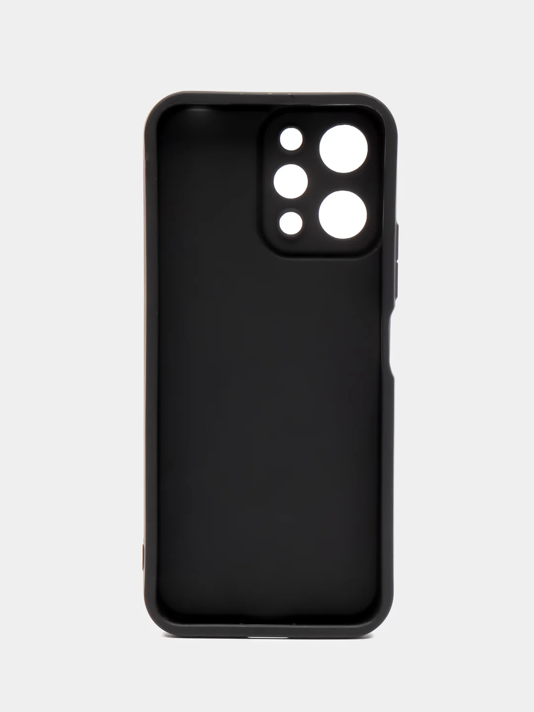 Черный чехол для Xiaomi Redmi 12 (Сяоми Редми 12), противоударный, с бортиками