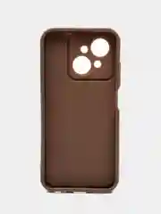 Коричневый чехол для Tecno Spark Go1/ Go 2025 (Tecno Го1 / Го 2025), противоударный, с бортиками
