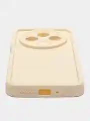 Молочный чехол для Xiaomi Redmi 14C 4G/ Poco C75 4G (Сяоми Редми 14С/Поко С75), противоударный