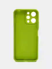Зеленый чехол для Xiaomi Redmi 12 (Сяоми Редми 12), противоударный, с бортиками