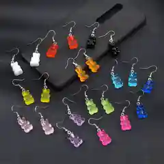 Серьги "Мармеладные мишки"