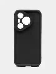 Черный чехол для Huawei Pura 70 (Хуавей пура 70), противоударный, с бортиками