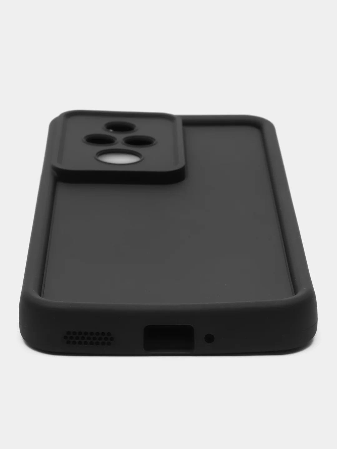 Черный чехол для Honor 200 Pro (Хонор 200 про), противоударный, с бортиками