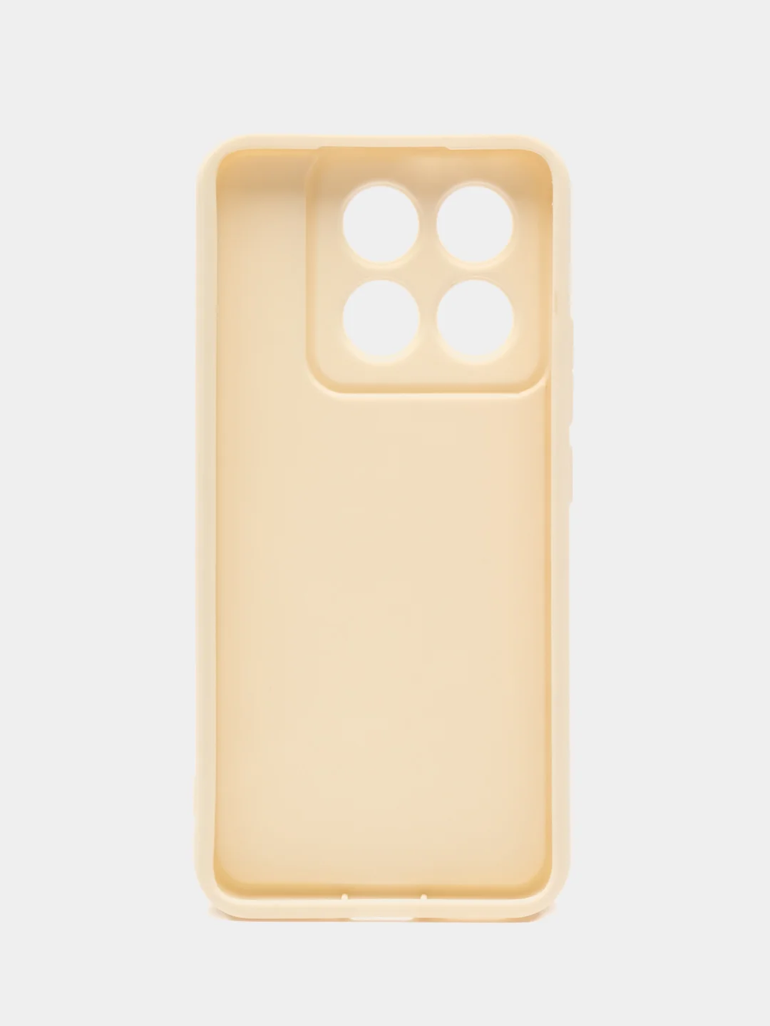 Молочный чехол для Xiaomi 14T (Сяоми 14Т), противоударный, с бортиками