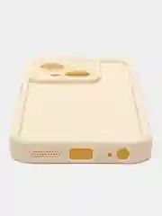 Молочный чехол для Tecno Spark Go1/ Go 2025 (Tecno Го1 / Го 2025), противоударный, с бортиками