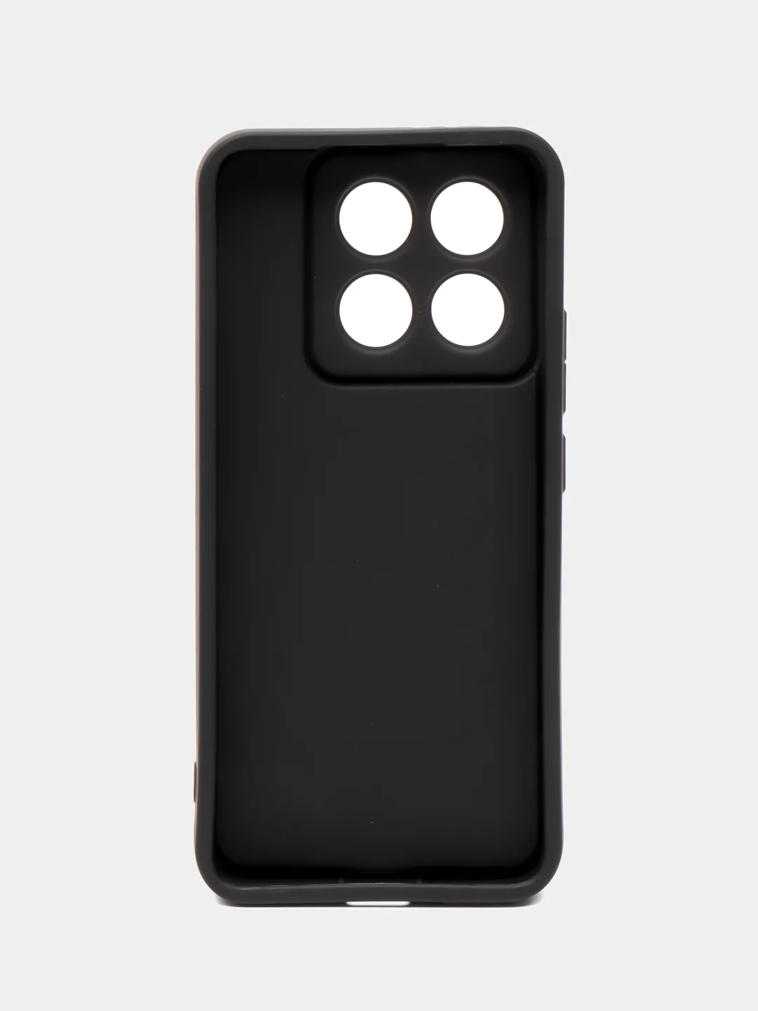 Черный чехол для Xiaomi 14T (Сяоми 14Т), противоударный, с бортиками