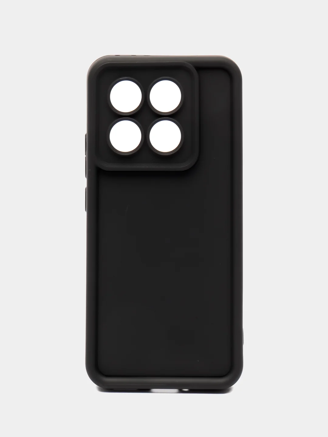 Черный чехол для Xiaomi 14T (Сяоми 14Т), противоударный, с бортиками