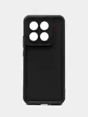 Черный чехол для Xiaomi 14T (Сяоми 14Т), противоударный, с бортиками