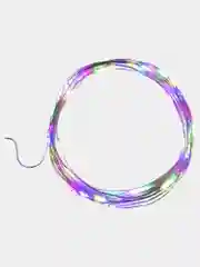 Гирлянда Нить 5 м роса, IP20, серебристая нить, 50 LED, USB