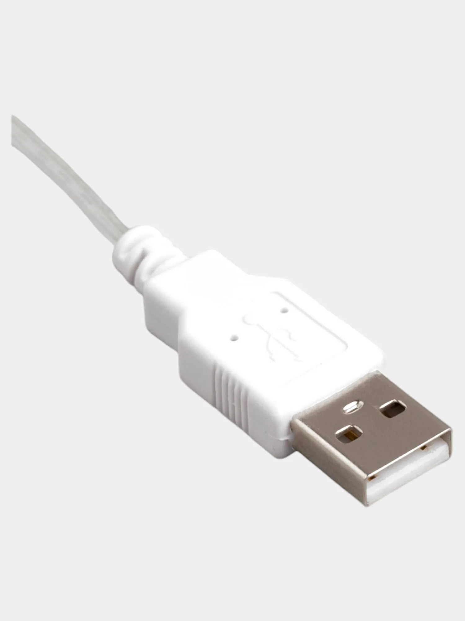 Разноцветный гирлянда Нить 5 м роса, IP20, серебристая нить, 50 LED, USB