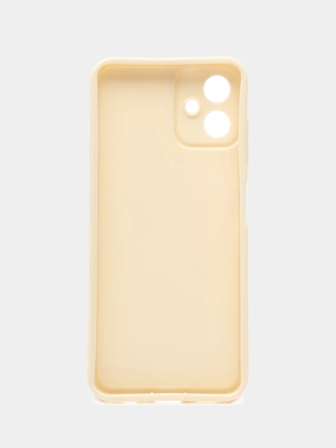 Молочный чехол для Samsung Galaxy A06 (Самсунг Галакси A06), противоударный, с бортиками