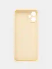 Молочный чехол для Samsung Galaxy A06 (Самсунг Галакси A06), противоударный, с бортиками