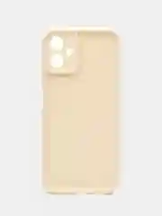 Молочный чехол для Samsung Galaxy A06 (Самсунг Галакси A06), противоударный, с бортиками