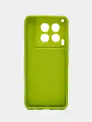Зеленый чехол для Tecno Camon 30 (Техно камон 30), противоударный, с бортиками