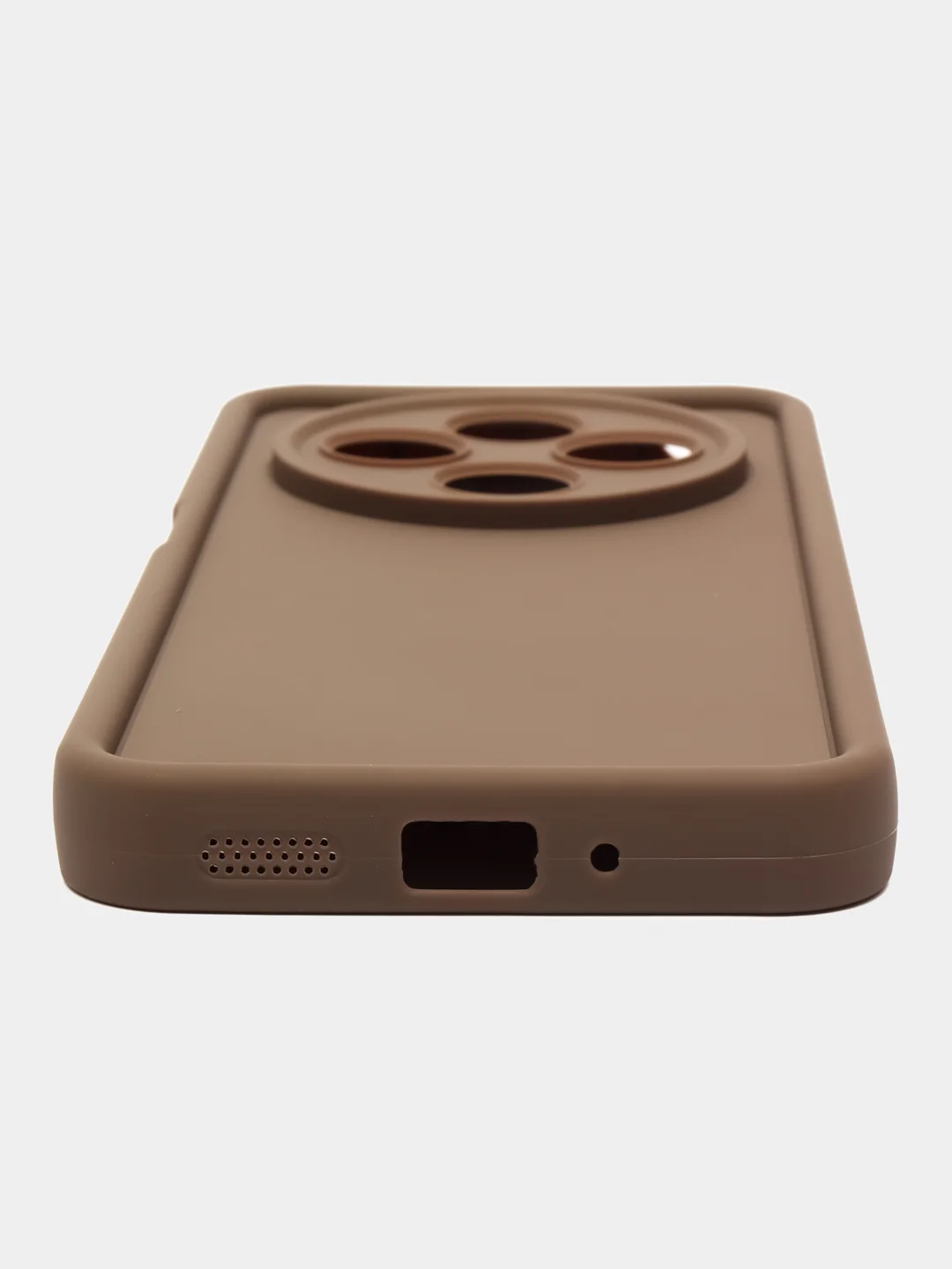 Коричневый чехол для Xiaomi Redmi 14C 4G/ Poco C75 4G (Сяоми Редми 14С/Поко С75), противоударный