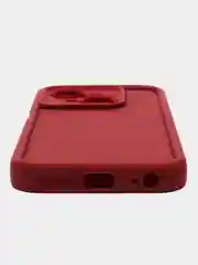 Бордовый чехол для Tecno Spark Go1/ Go 2025 (Tecno Го1 / Го 2025), противоударный, с бортиками