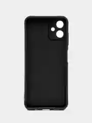 Черный чехол для Samsung Galaxy A06 (Самсунг Галакси A06), противоударный, с бортиками