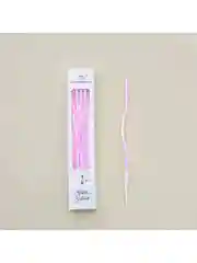 Конфетный свечи для торта "Серпантин", витые, 6 штук