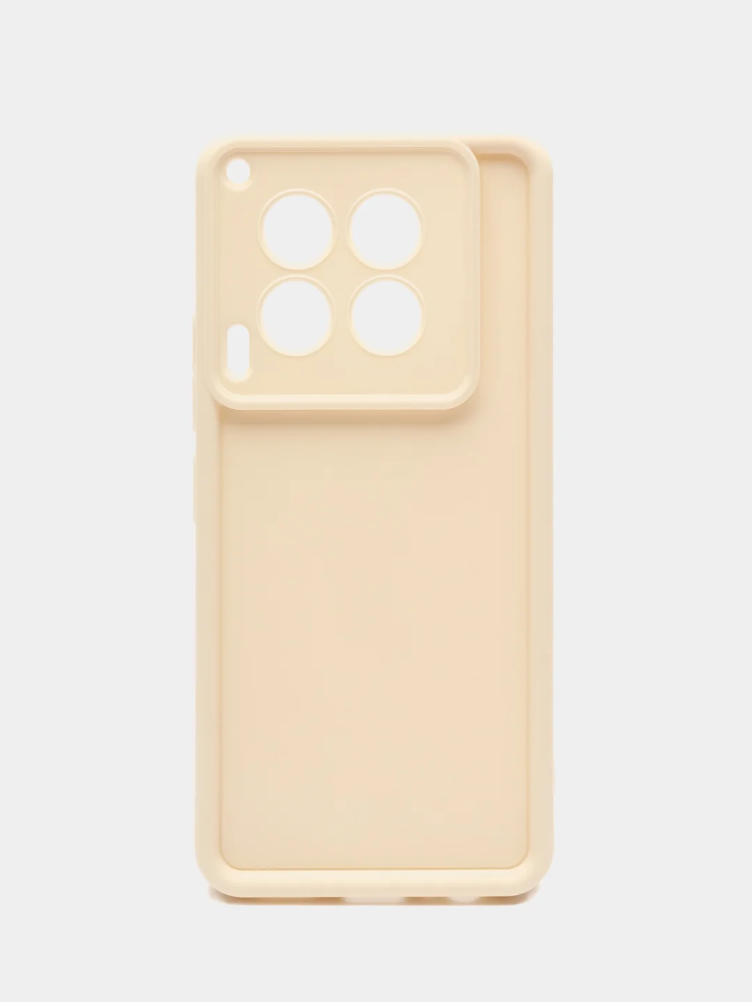 Молочный чехол для Tecno Camon 30 (Техно камон 30), противоударный, с бортиками