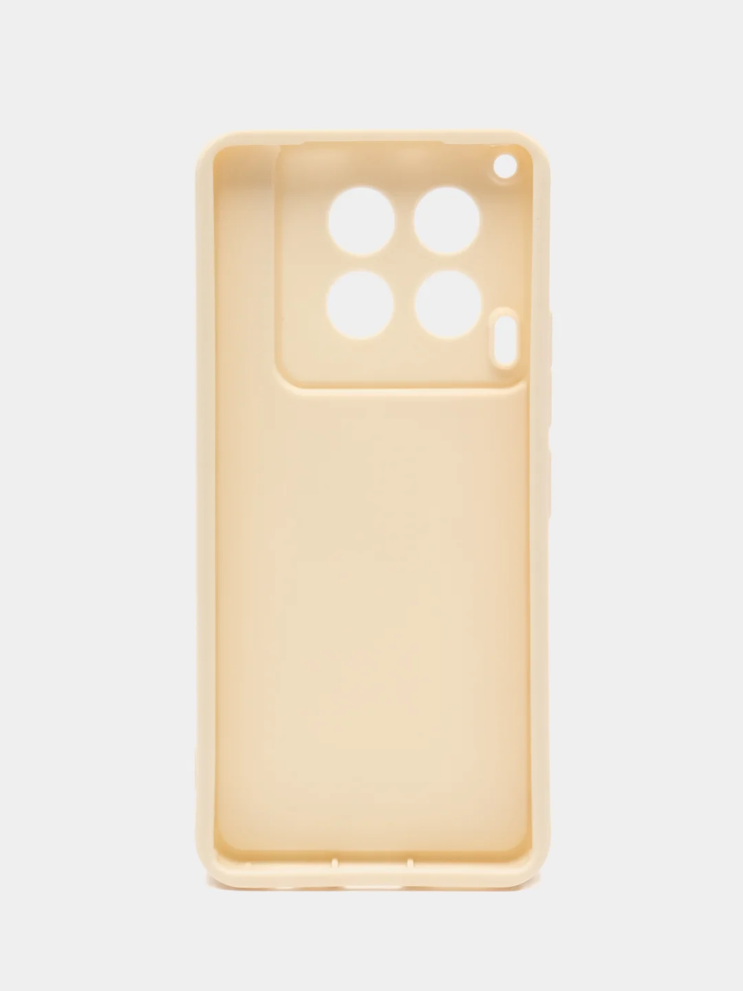 Молочный чехол для Tecno Camon 30 (Техно камон 30), противоударный, с бортиками