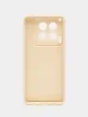 Молочный чехол для Tecno Camon 30 (Техно камон 30), противоударный, с бортиками